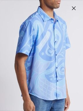 Tommy Bahama Big & Tall Bahama Coast Ocean Life IslandZone Short-Sleeve Shirt 4X